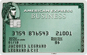 Carte American Express Business Green