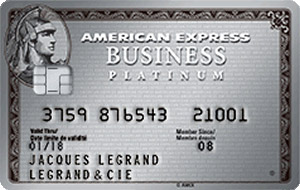 Carte American Express Business Platinum